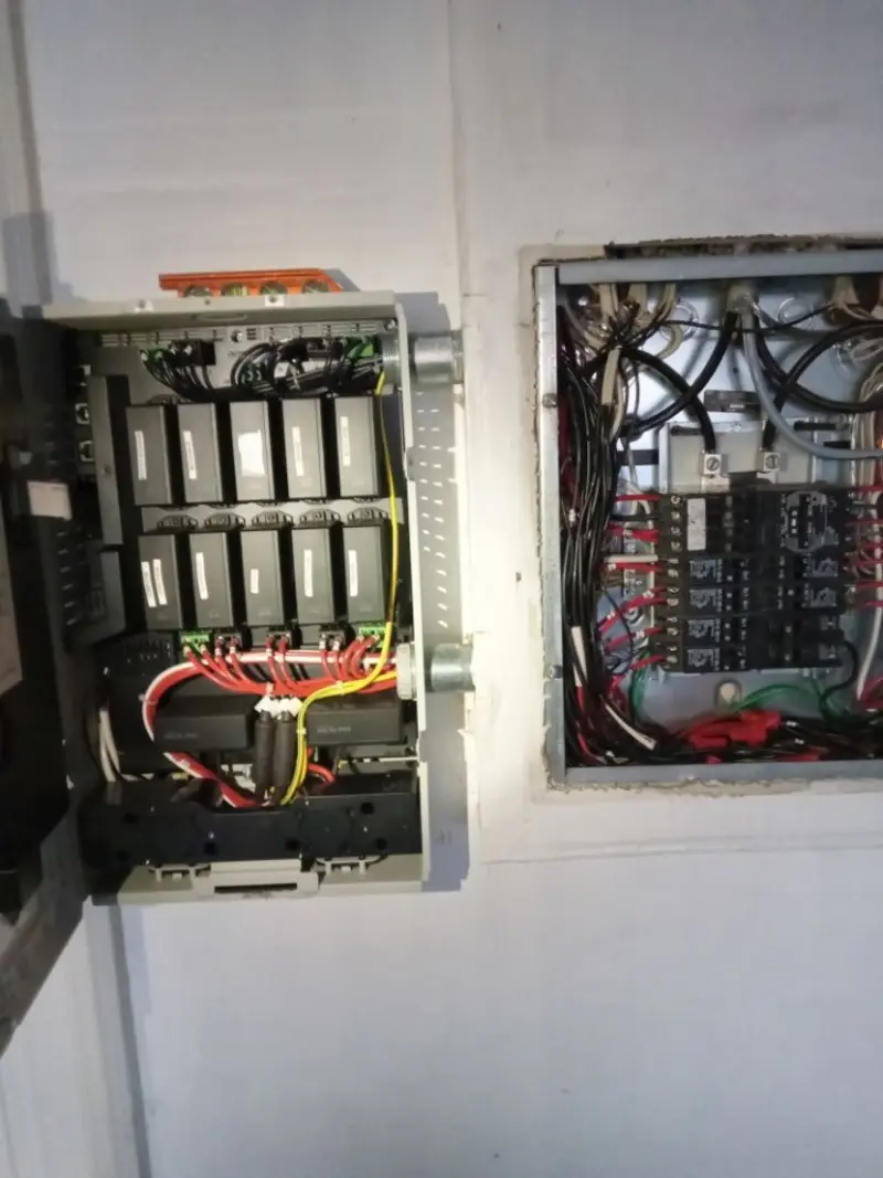 Electrical panel upgrade completed for Indoor Lighting Installation in Farmersville